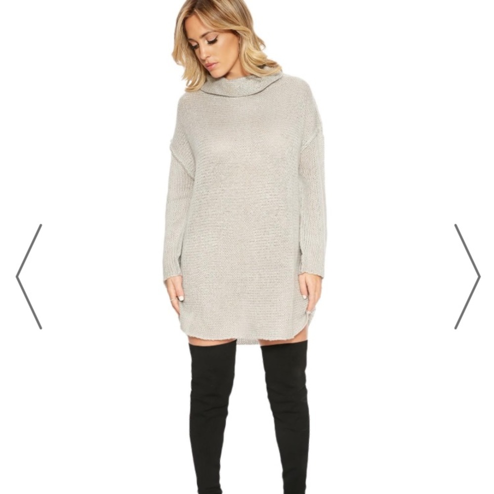 Grey Sweater dress